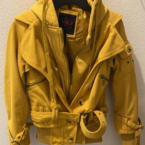 Yoki Mustard Yellow Jacket